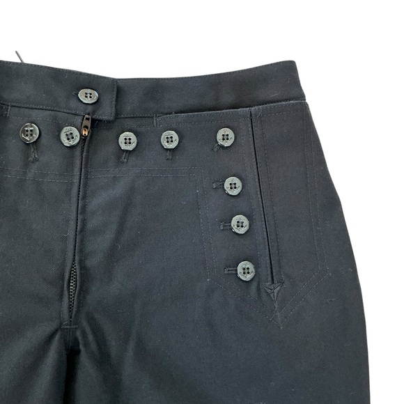 NWT US Navy Wool Crackerjack Pants Women 12 MR - 29.5” Waist - 34” Unhemmed DLA - Picture 4 of 14